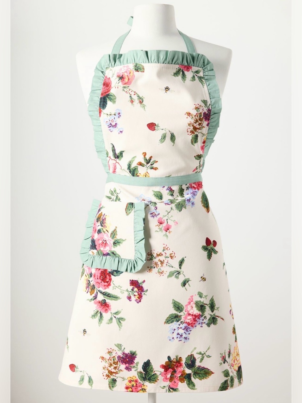 Anthropologie Floral Apron